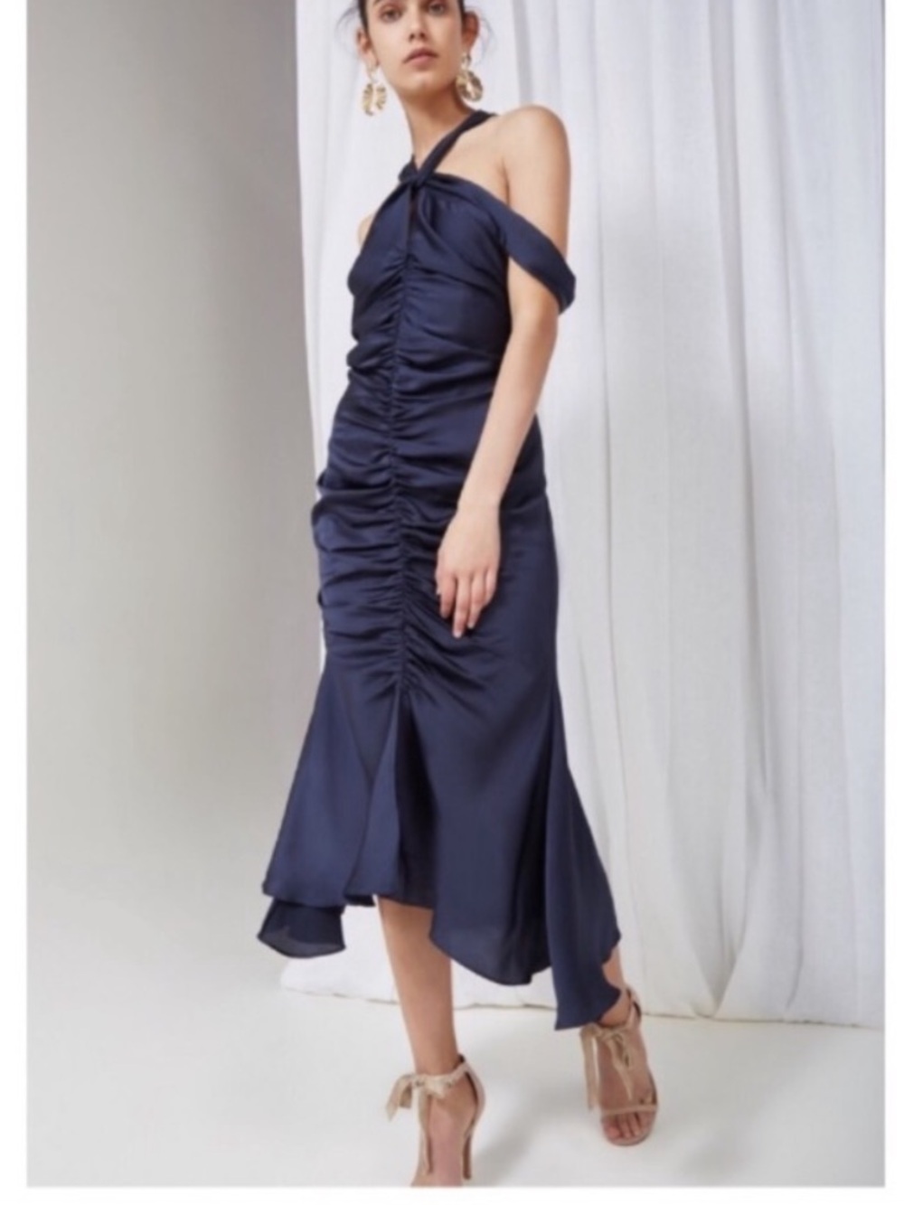 Keepsake the Label Dark Paradise Midi Dress Size Small NWT